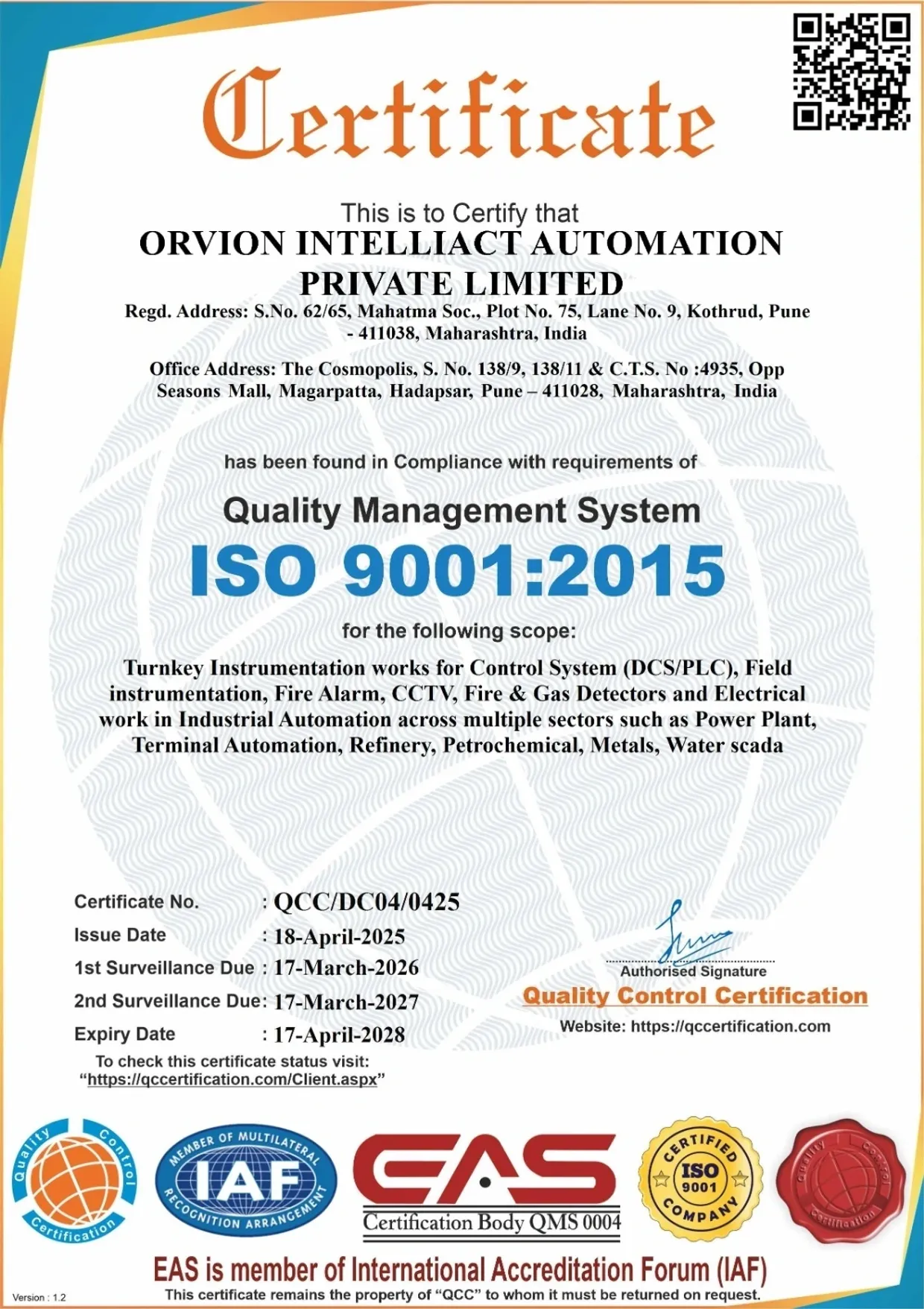 ISO 9001:2015